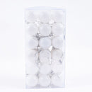 Decoração De Natal / 4cm 36 Peças Bolas Coloridas De Natal Com Glitter