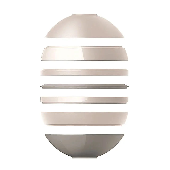 Conjunto de Jantar para 2 Pessoas - La Boule 7 Peças Bege