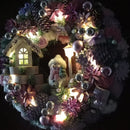 Guirlanda Decoração Natalina Luxo com Led 55CM