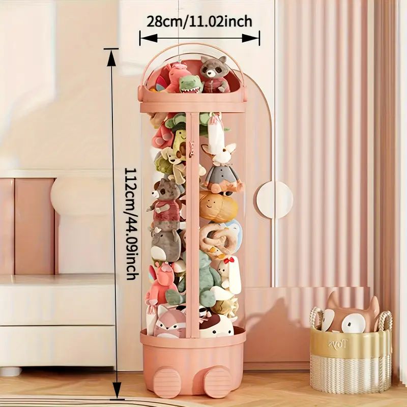 Tubo Decorativo de Armazenamento - Ursinhos e brinquedos