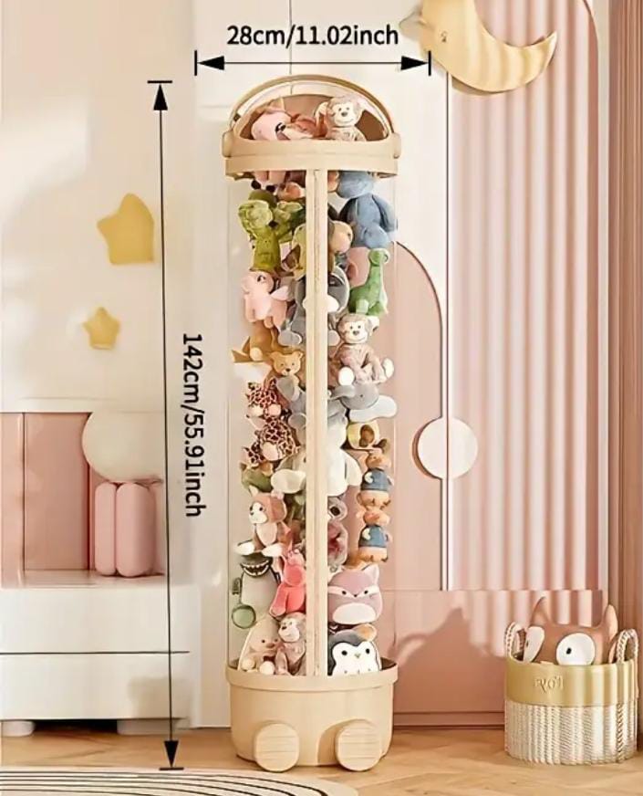 Tubo Decorativo de Armazenamento - Ursinhos e brinquedos