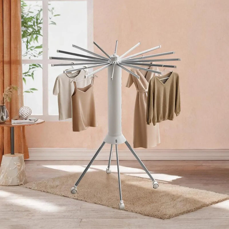 Varal Portátil Dobrável Para Roupas - Com 16 hastes