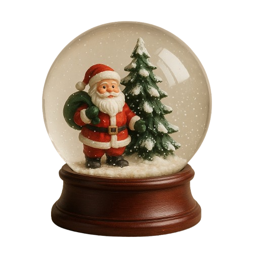 Globo de Neve Natalino Papai Noel