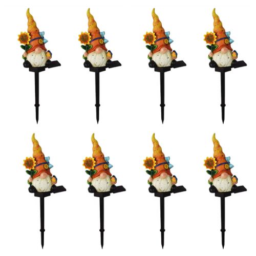 Kit Luminária Solar Abóbora Decorativa - Halloween