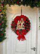 Guirlanda De Natal Sagrada Família C/ Led 50cm