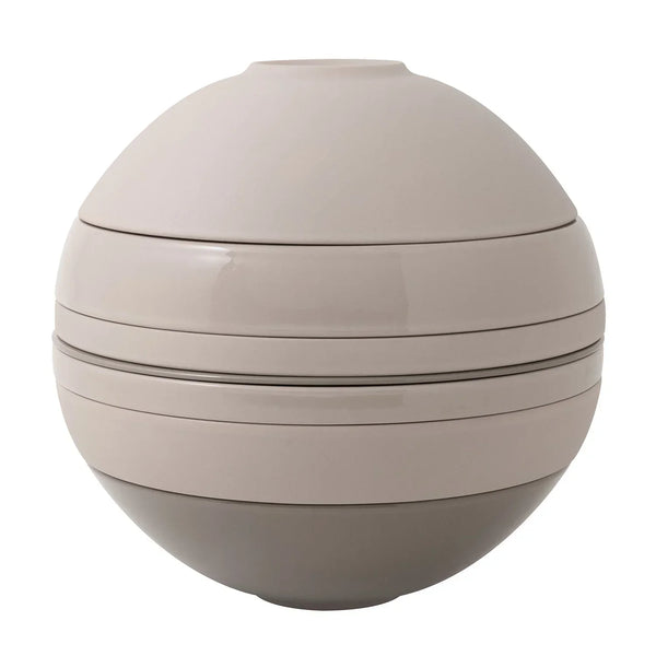 Conjunto de Jantar para 2 Pessoas - La Boule 7 Peças Bege