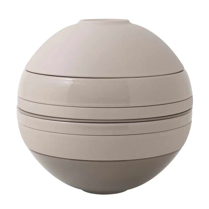 Conjunto de Jantar para 2 Pessoas - La Boule 7 Peças Bege