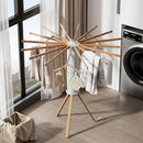 Varal Portátil Dobrável Para Roupas - Com 16 hastes