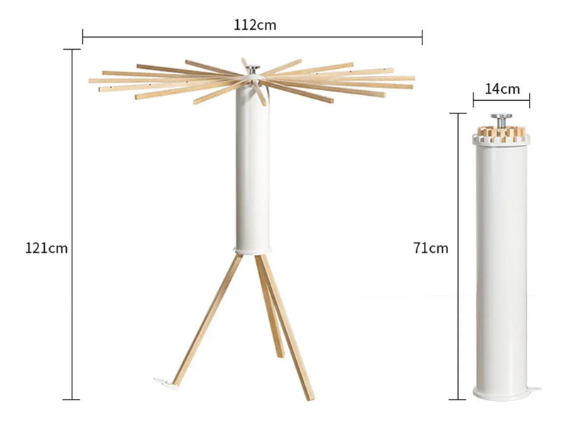 Varal Portátil Dobrável Para Roupas - Com 16 hastes