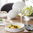 Conjunto de Jantar para 2 Pessoas - La Boule 7 Peças Branco