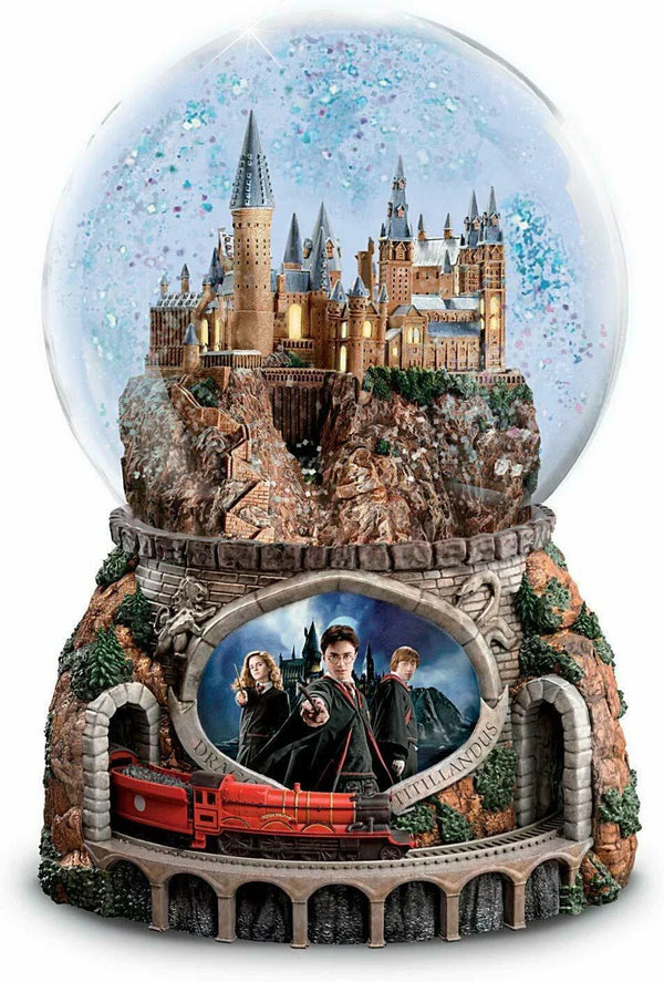 Globo de Neve musical harry com Trem Giratório