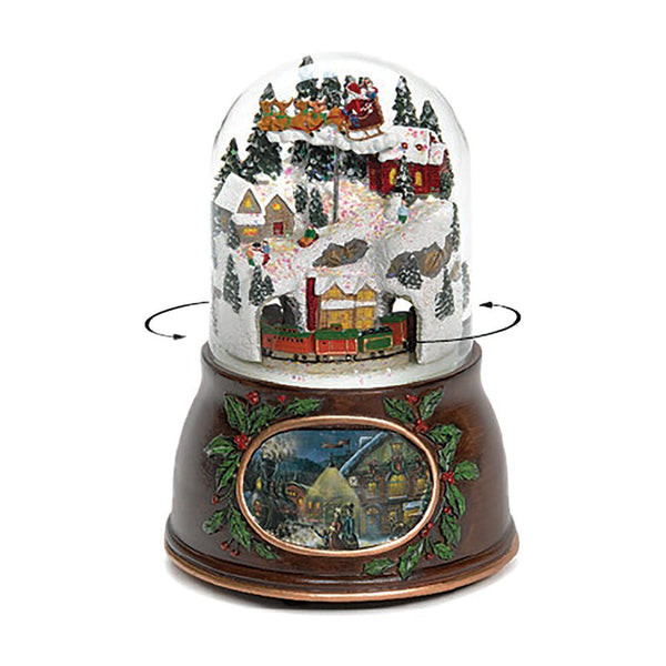 Globo de neve de Natal da Snowy Village