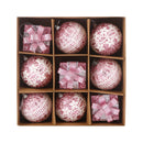 Kit 9 Peças Bolas De Natal 8CM