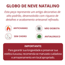 Globo de Neve de Papai Noel Vitoriano Tradicional (Musical)